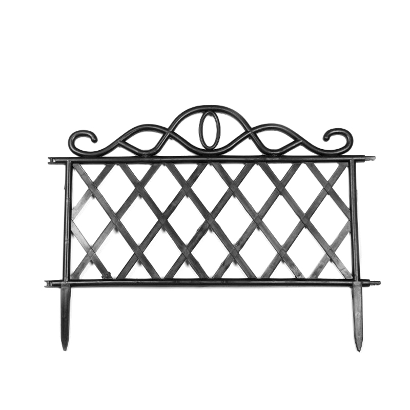 Elevate Your Garden Aesthetics with the Charming Appeal of a Small Plastic Fence